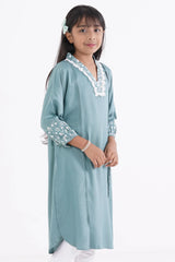 Girl's Ethnic Tops (8-13Y) (Sage)
