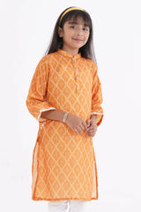 Girl's Ethnic Tops (8-13Y) (Mustard)