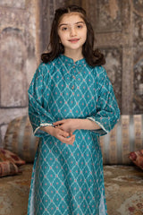 Girl's Ethnic Tops (8-13Y) (Teal)