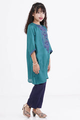 Girl's Ethnic Tops (8-13Y) (Forest Green)