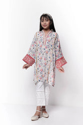 Girl's Ethnic Tops (8-13Y) (Grey)