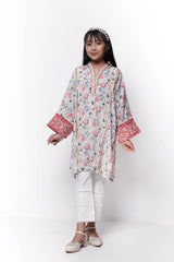 Girl's Ethnic Tops (8-13Y) (Grey)