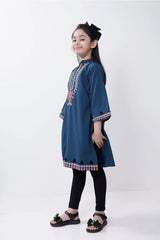 Girl's Ethnic Tops (2-7Y) (Teal)