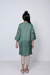 Girl's Ethnic Tops (8-13Y) (Green)