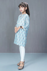 Girl's Ethnic Tops (8-13Y) (Aqua)