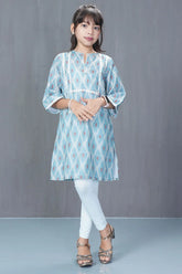 Girl's Ethnic Tops (8-13Y) (Aqua)