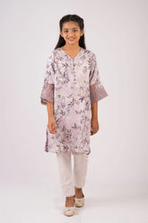 Girl's Ethnic Tops (8-13Y) (Purple Printed)