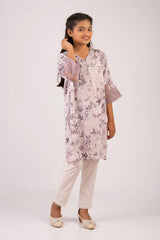 Girl's Ethnic Tops (2-7Y) (Purple Printed)