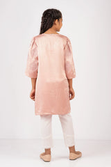 Girl's Ethnic Tops (2-7Y) (Salmon Pink)