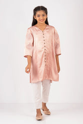 Girl's Ethnic Tops (8-13Y) (Salmon Pink)
