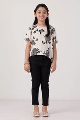 Girl's T-shirt (8-13Y) (Off White)