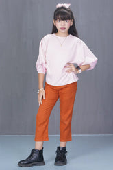 Girl's T-shirt (8-13Y) (Lt. Pink)