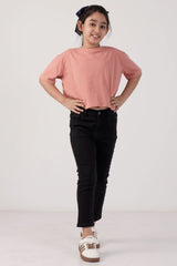 Girl's T-shirt (8-13Y) (Coral)