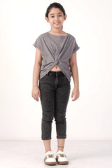 Girl's T-shirt (8-13Y) (Ash)