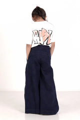 Girl's Woven Bottom (2-7Y) (Navy)