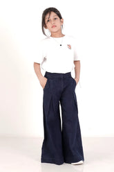 Girl's Woven Bottom (8-13Y) (Navy)