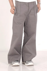 Girl's Woven Bottom (8-13Y) (Ash)