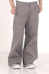 Girl's Woven Bottom (8-13Y) (Ash)