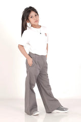 Girl's Woven Bottom (8-13Y) (Ash)