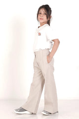 Girl's Woven Bottom (2-7Y) (Off White)