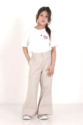 Girl's Woven Bottom (8-13Y) (Off White)