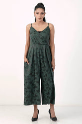 Women's Jumpsuit (Bottle Green)
