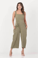 Women's Jumpsuit (Olive)