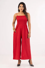 Women's Jumpsuit (Red)