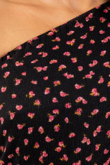 Women's Jumpsuit (Black Printed)