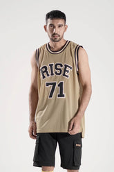 Men's Baseball Jersey (Khaki)