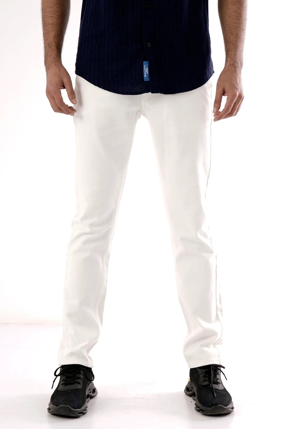 Men's Denim Pant (White)
