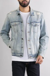 Men's Denim Jacket (Light Wash)