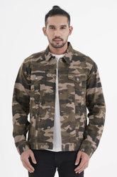 Men's Denim Jacket (Camo)