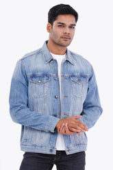 Men's Denim Jacket (Medium Wash)