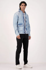 Men's Denim Jacket (Medium Wash)