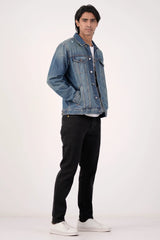 Men's Denim Jacket (Medium Wash)