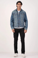 Men's Denim Jacket (Medium Wash)