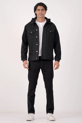 Men's Denim Jacket (Black)