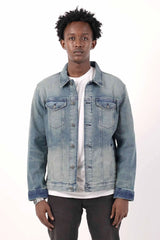 Men's Denim Jacket (Medium Wash)