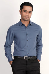 Mens Formal Shirt (Bluish Grey)
