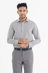 Mens Formal Shirt (Black Check)