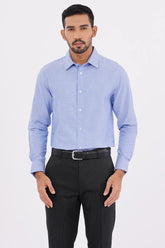 Mens Formal Shirt (Mid Blue)
