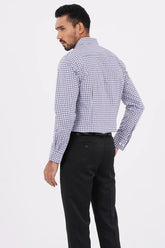 Mens Formal Shirt (Blue Ginham)