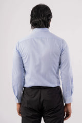 Men's Formal Shirt (Blue Check)