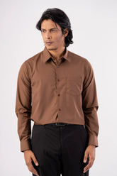 Men's Formal Shirt (Dk. Brown)