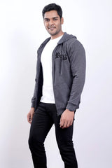 Men's Hoodie (Anthra Melange)