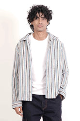 Men's Jacket (Blue Stripe)