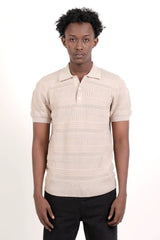 Men's Polo Shirt (Beige)
