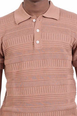 Men's Polo Shirt (Lt. Brown)