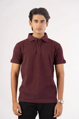 Men's Polo Shirt (Burgundy)